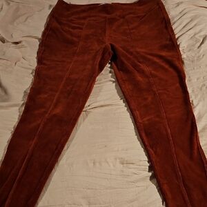 SO Rust Corduroy Leggings